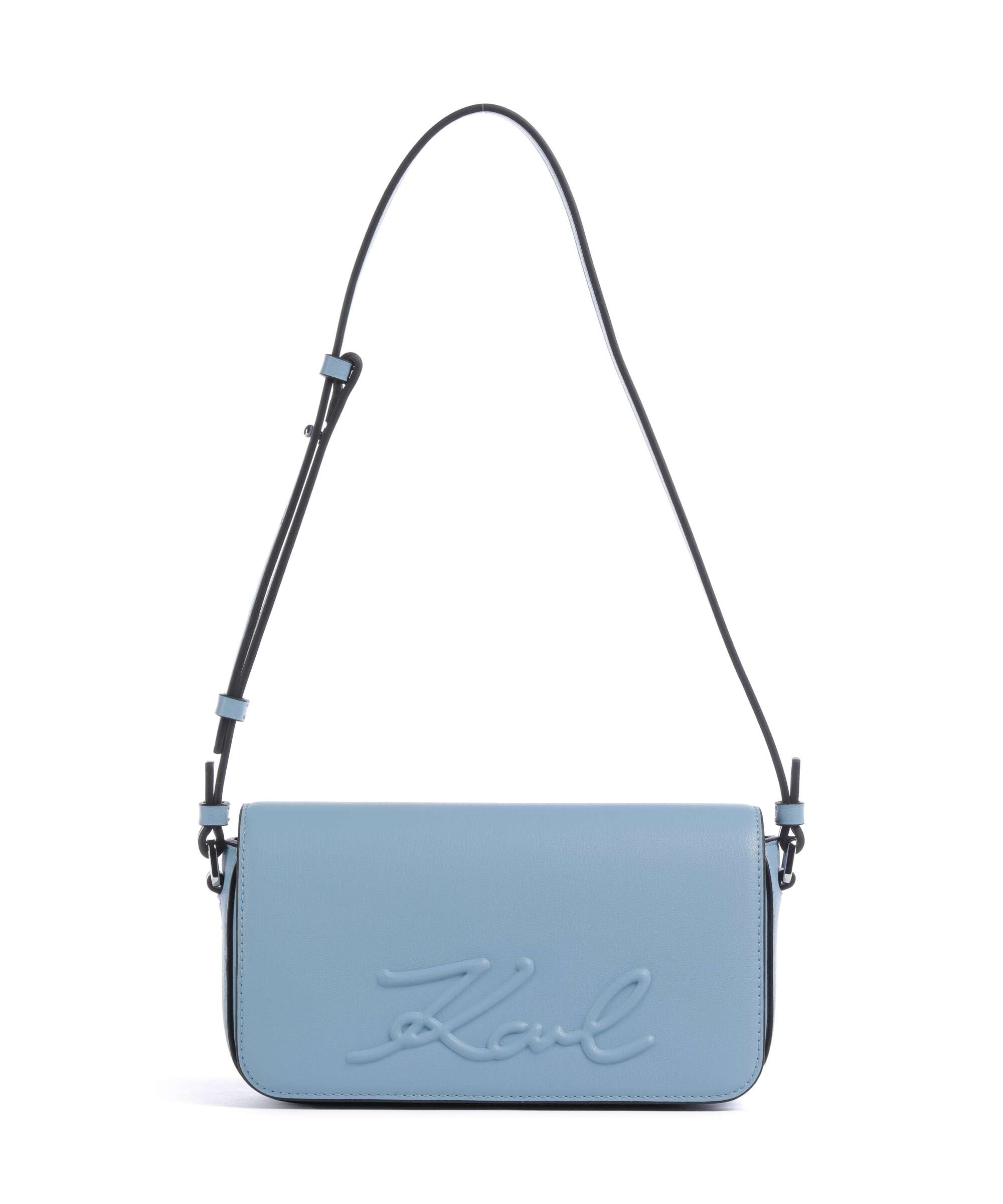 Karl Lagerfeld K/Ville Small Shoulder bag blue bloom