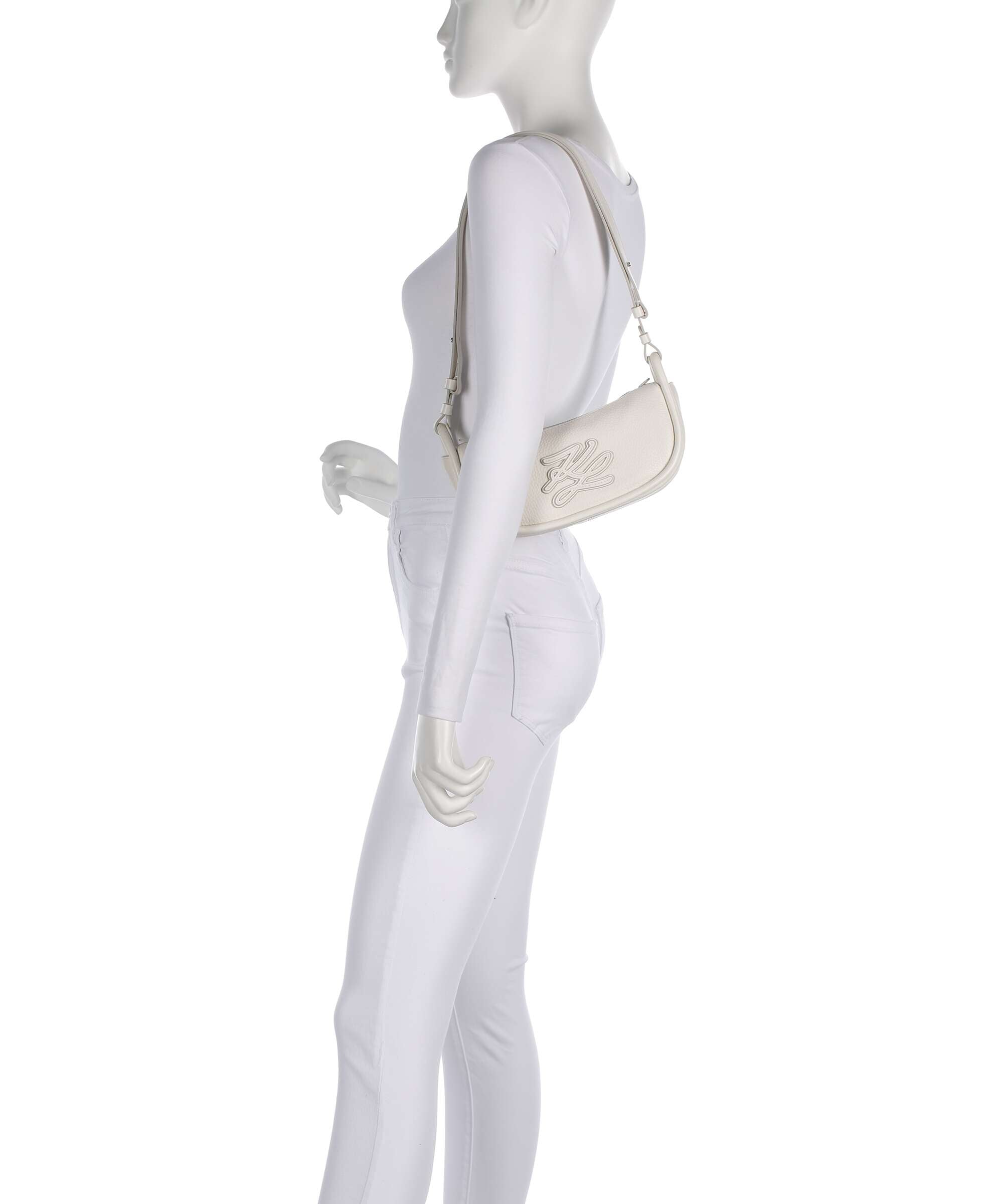 Karl Lagerfeld K/Autograph Small Shoulder bag off white