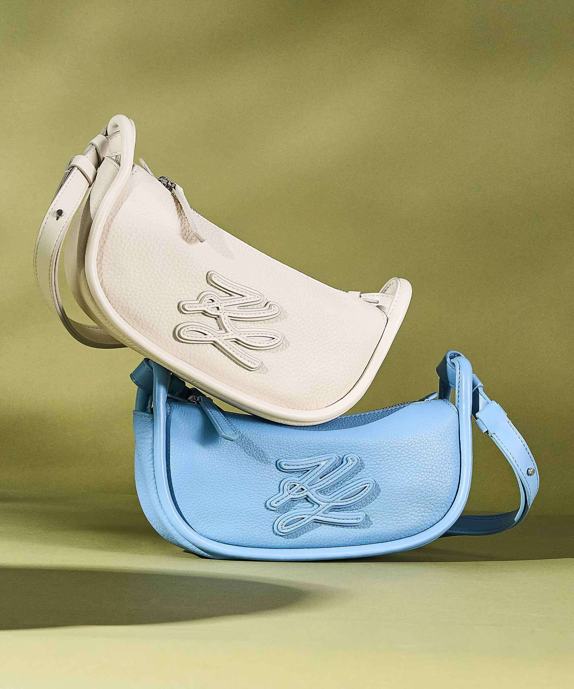 Karl Lagerfeld K/Autograph Small Shoulder bag blue bloom