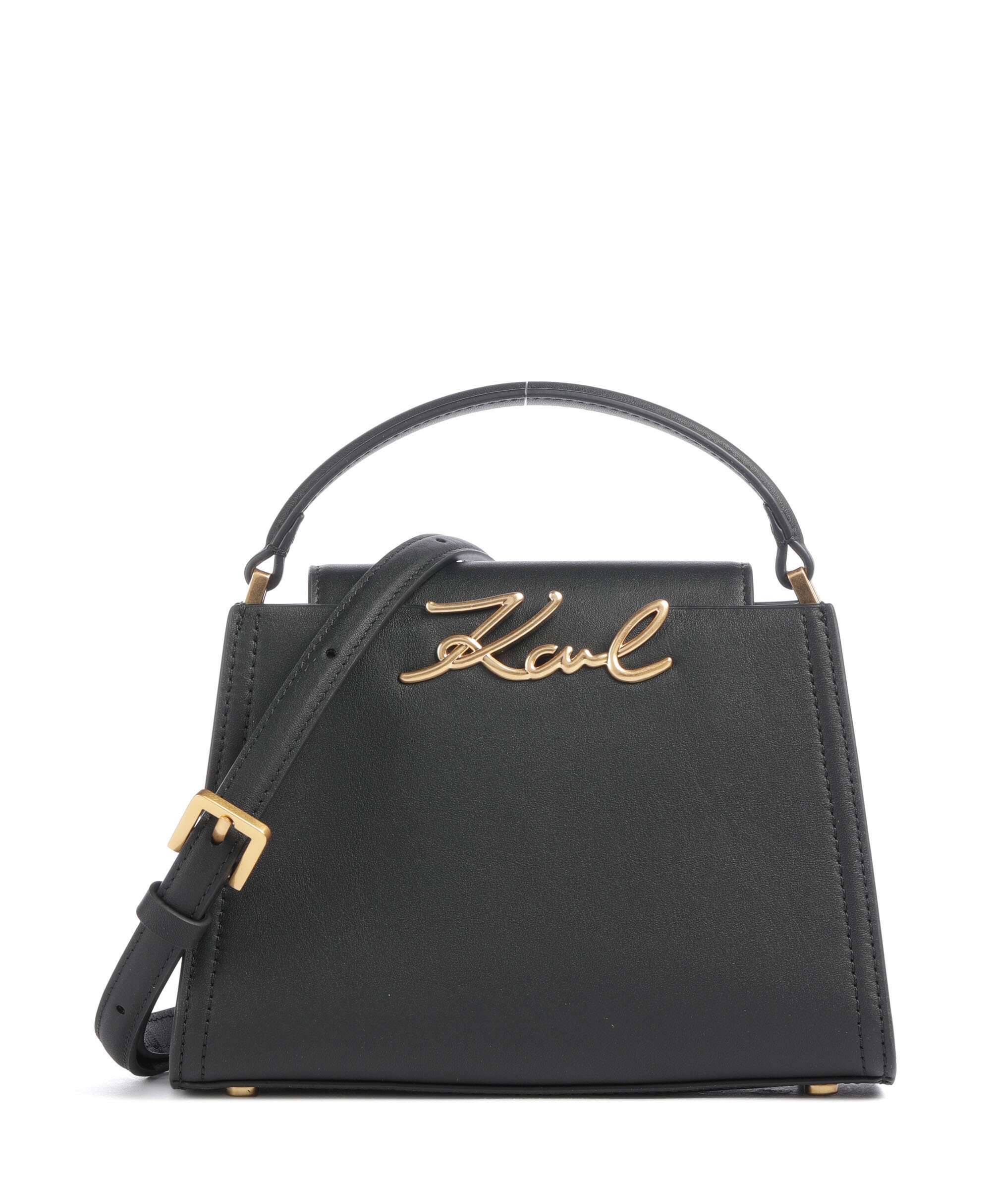 Karl Lagerfeld K/Signature Mini Handbag black/gold