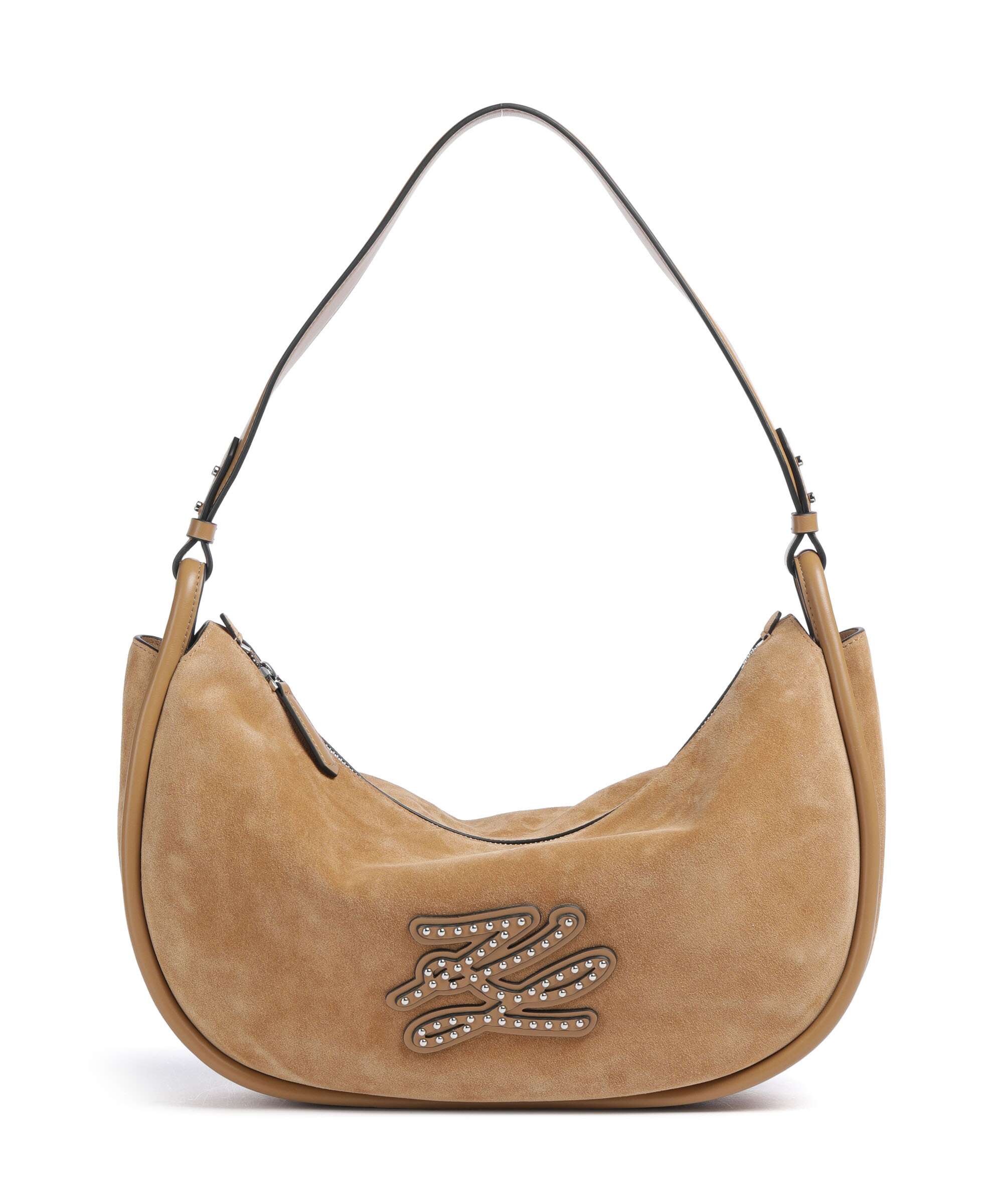 Karl Lagerfeld K/Autograph Patch Shoulder bag caramel