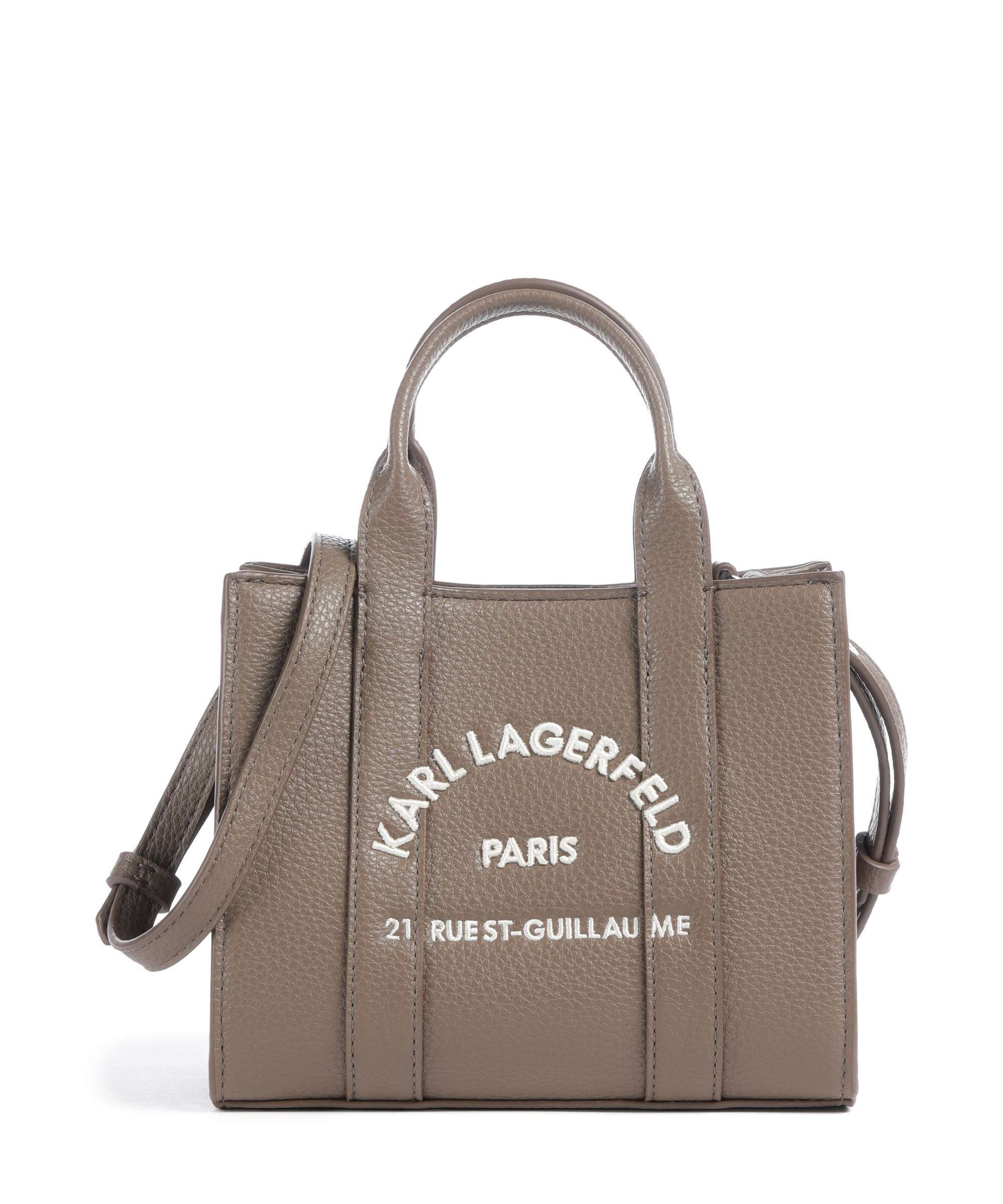 Karl Lagerfeld K/Rue St Guillaume Mini Handbag dark taupe
