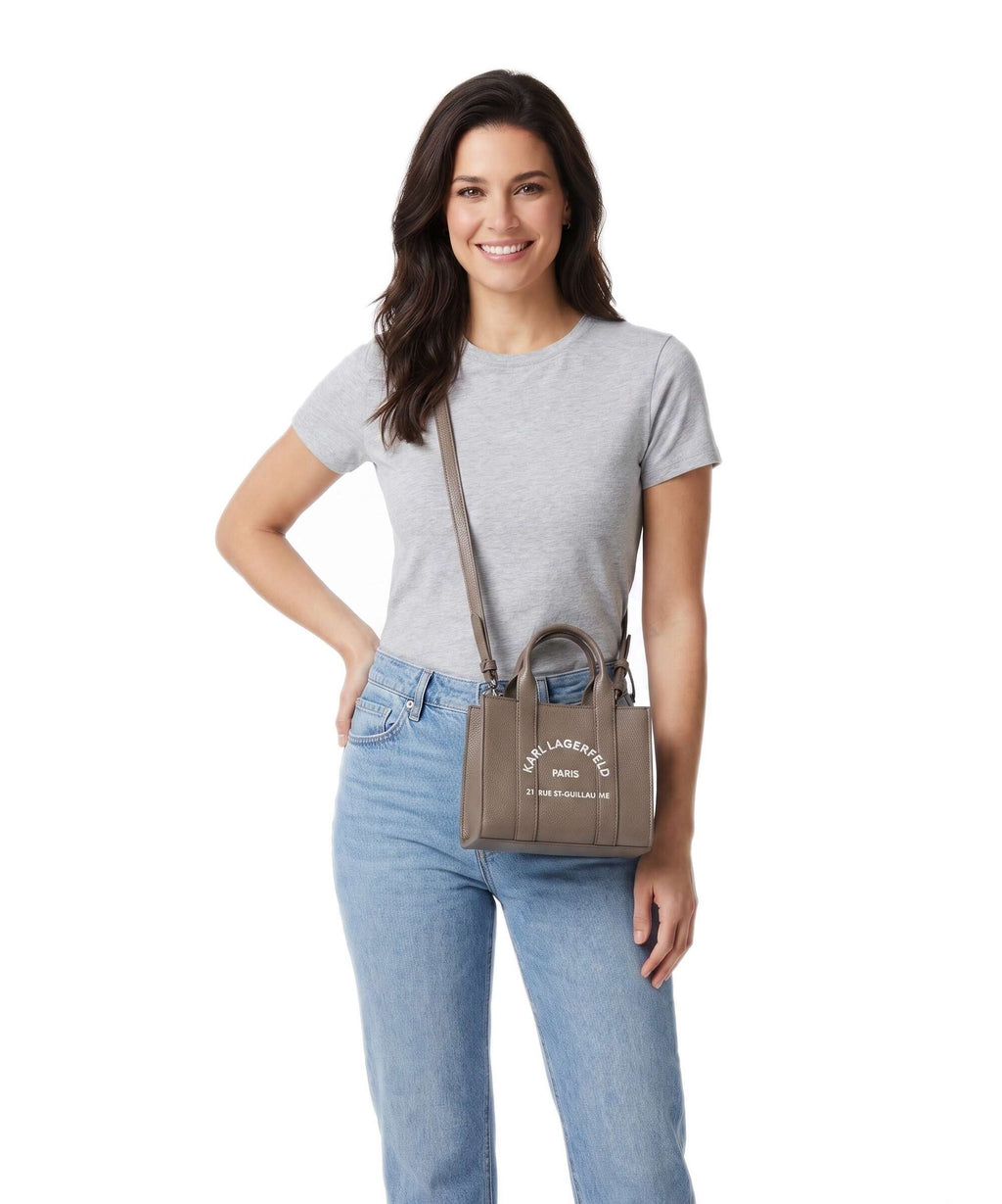 Karl Lagerfeld K/Rue St Guillaume Mini Handbag dark taupe