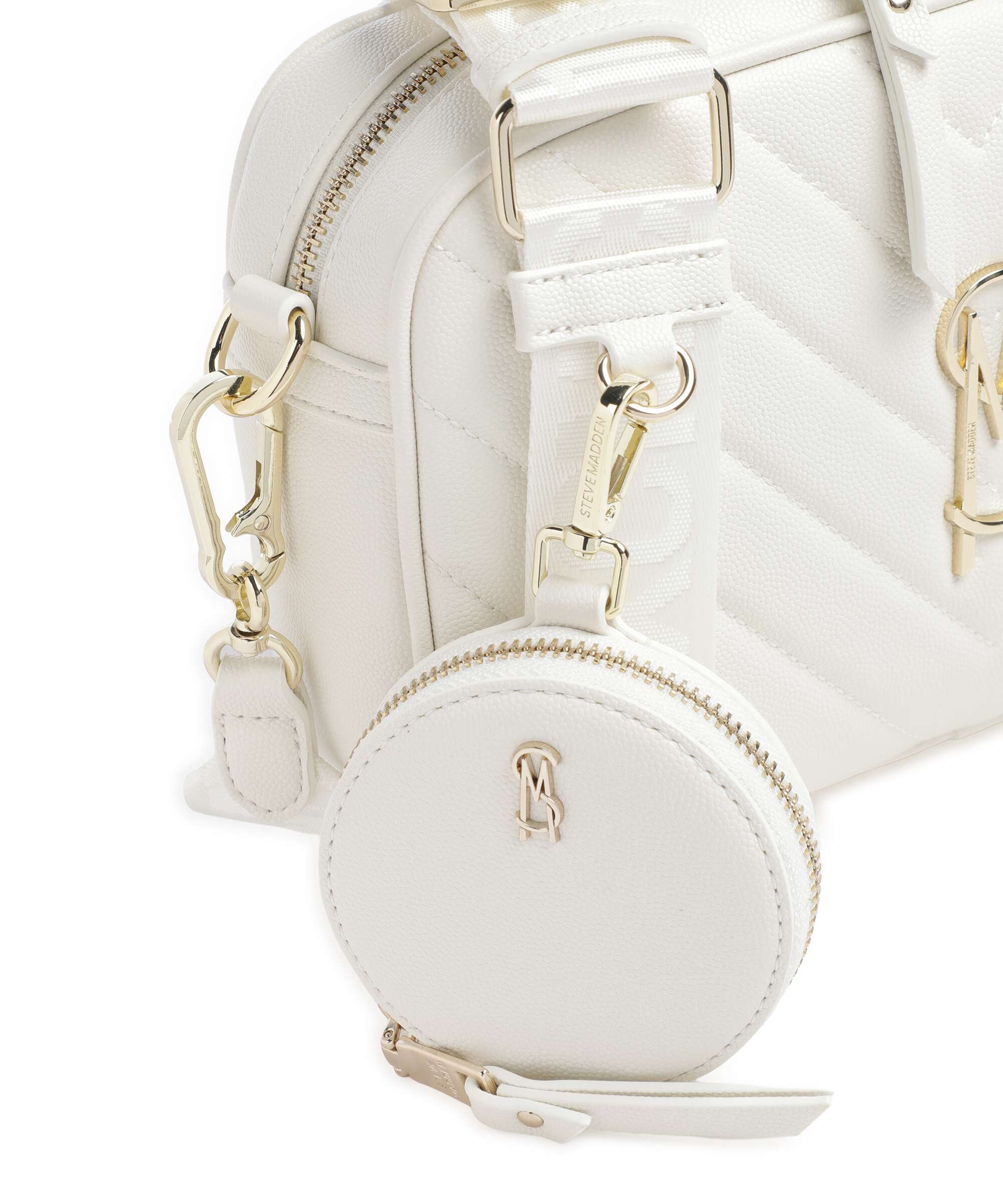 Steve Madden BZIRIA Crossbody bag white/gold
