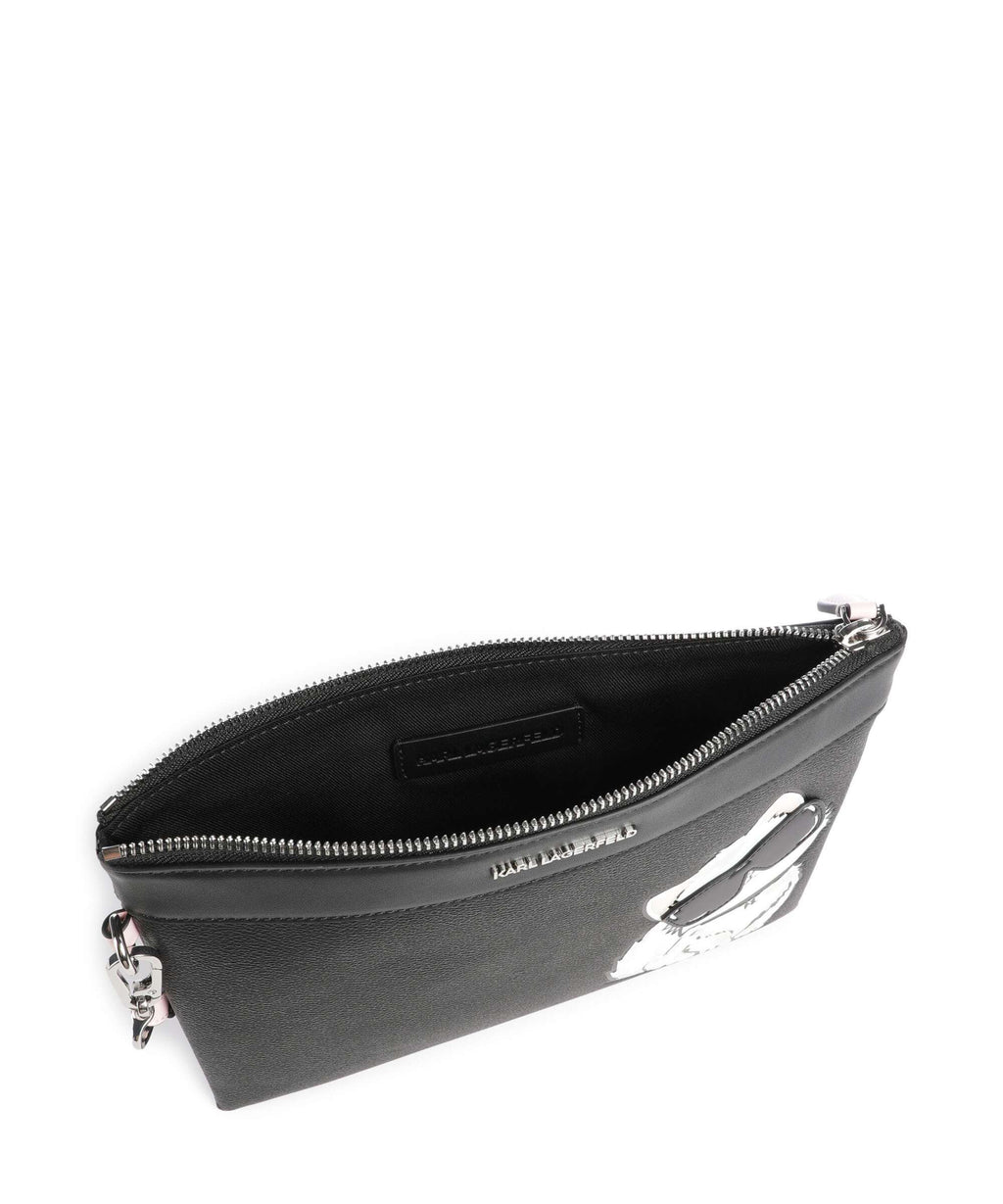 Karl Lagerfeld Ikon Choupette Wristlet black