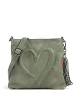 Taschendieb Wien Herzweg 4 Kabelka přes rameno green leaf