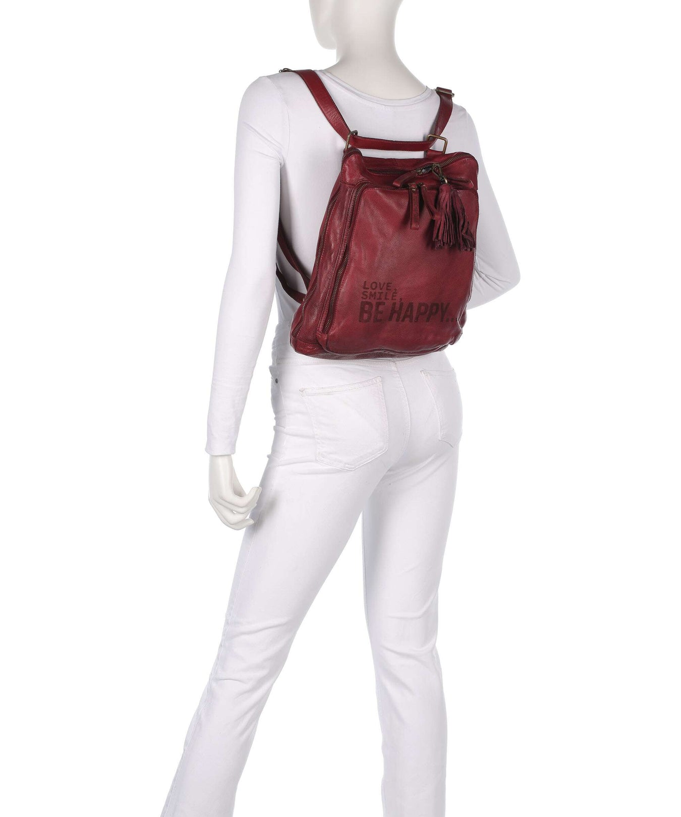 Taschendieb Wien Glücksbrücke 1 Backpack bag red burgundy