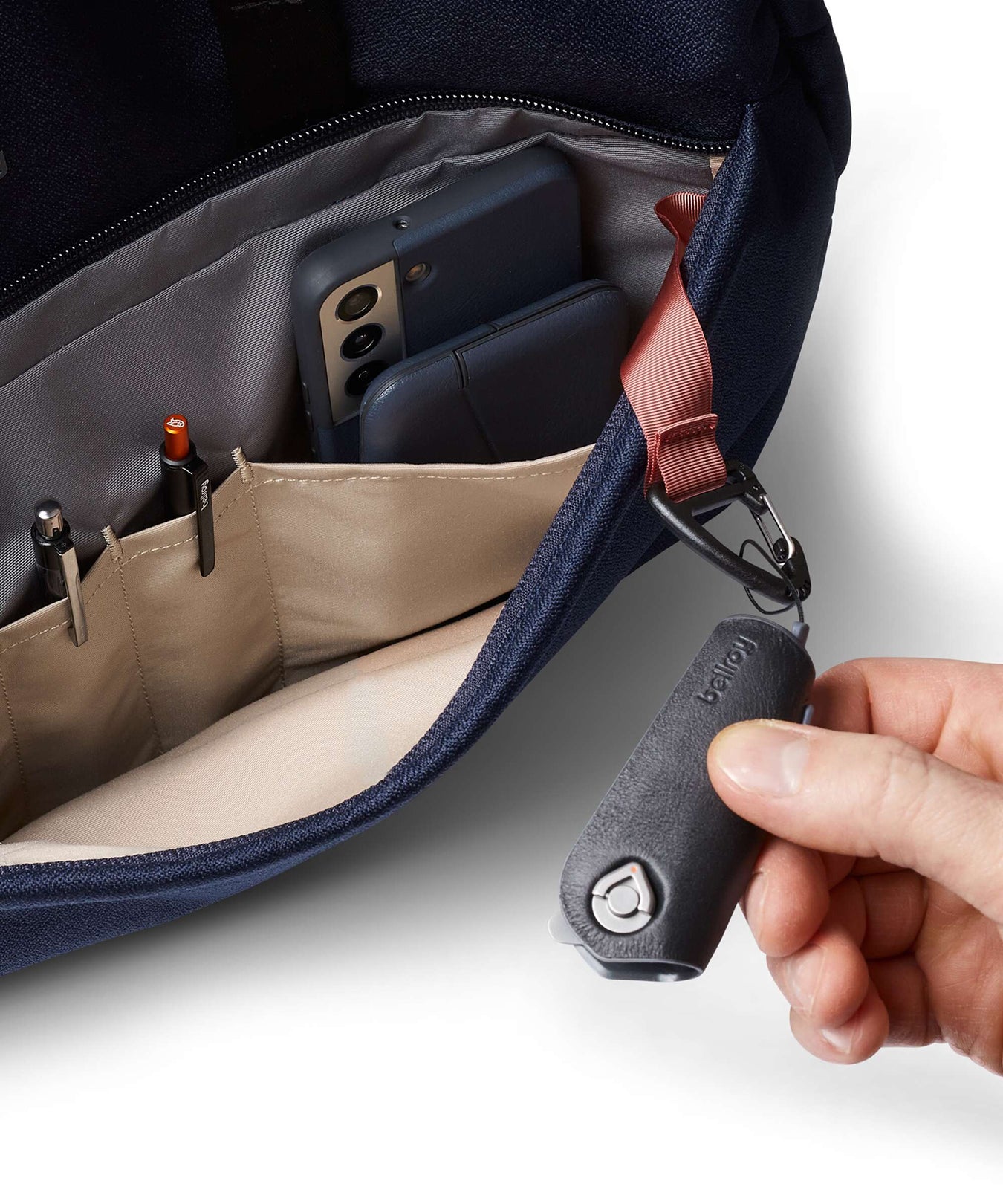 Bellroy Via 14L Briefcase navy